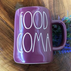 Rae Dunn “FOOD COMA” mug